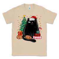 Mushroom christmas black cat Classic Tee - MaliasSmallBusiness