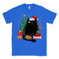 True Royal christmas black cat Classic Tee - MaliasSmallBusiness
