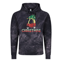 Cloud Black merry christmas kids car Vintage Hoodie - MaliasSmallBusiness