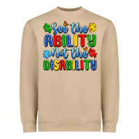 Mushroom see the ability not the disability Heavyweight Sweatshirt - Artiststas