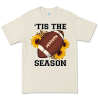 Tis The Season Football Sunflower Premium Tee | Teevron