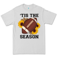 Dove Grey tis the season football sunflower Premium Tee - AdoDesignShop