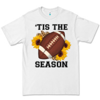 White tis the season football sunflower Premium Tee - AdoDesignShop