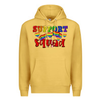 Antique Gold Support squad pride Premium Hoodie - CowGirlArtShop