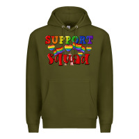 Army Green Support squad pride Premium Hoodie - CowGirlArtShop