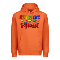 Carrot Support squad pride Premium Hoodie - CowGirlArtShop