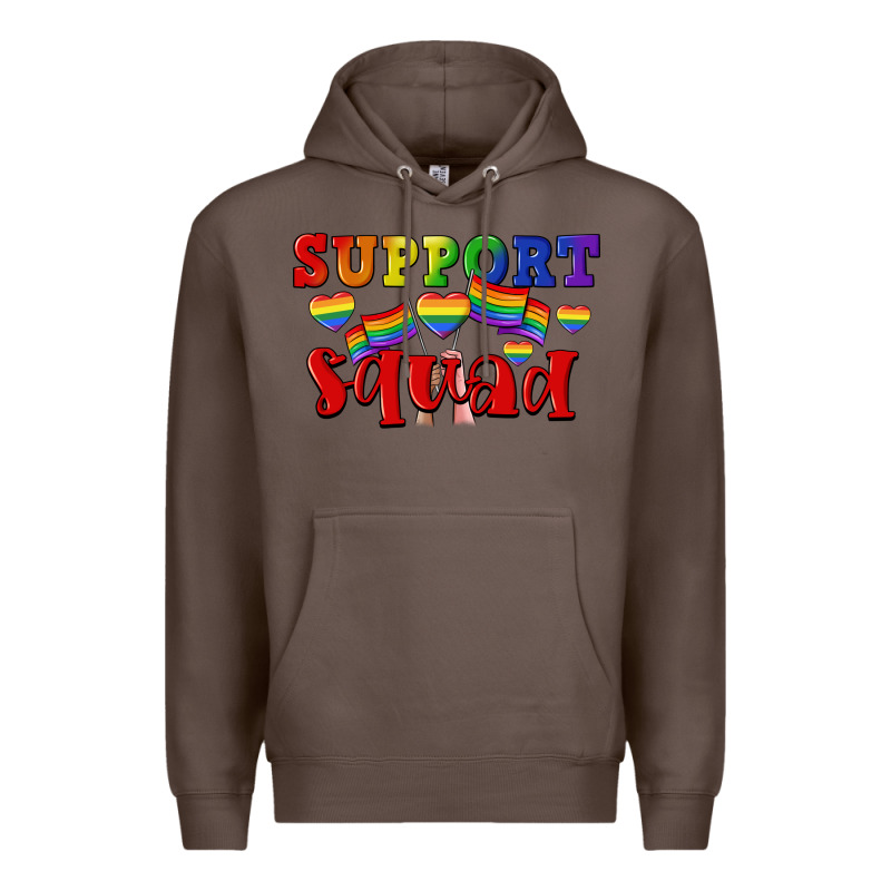 Support Squad Pride Premium Hoodie by CowGirlArtShop | Teevron