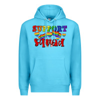 Ocean Blue Support squad pride Premium Hoodie - CowGirlArtShop