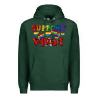 Sports Green Support squad pride Premium Hoodie - CowGirlArtShop