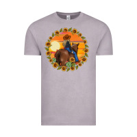 Vintage Zinc cowgirl sunflower Vintage Tee - MaliasSmallBusiness