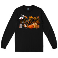 Black Fall Nurse Long Sleeve Tee - LillyAllenDesigns