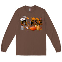 Chestnut Fall Nurse Long Sleeve Tee - LillyAllenDesigns