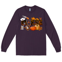 Plum Fall Nurse Long Sleeve Tee - LillyAllenDesigns