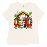 Bone with god all things are possible santa baby jesus Ladies Tee - Jasminsmagicworld