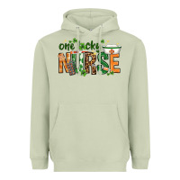 Matcha One lucky Nurse with elements St. Patricks Day Heavyweight Hoodie - HowdyJamesFarm