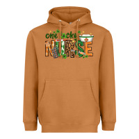Meerkat One lucky Nurse with elements St. Patricks Day Heavyweight Hoodie - HowdyJamesFarm