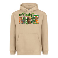 Mushroom One lucky Nurse with elements St. Patricks Day Heavyweight Hoodie - HowdyJamesFarm