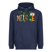 Navy One lucky Nurse with elements St. Patricks Day Heavyweight Hoodie - HowdyJamesFarm