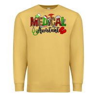Antique Gold medical assistant christmas Premium Sweatshirt - OliviaCreatesArt