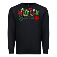 Black medical assistant christmas Premium Sweatshirt - OliviaCreatesArt