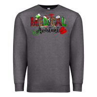 Charcoal Heather medical assistant christmas Premium Sweatshirt - OliviaCreatesArt