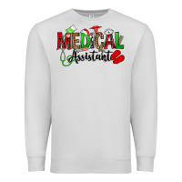 Dove Grey medical assistant christmas Premium Sweatshirt - OliviaCreatesArt