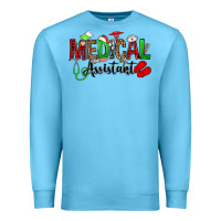 Ocean Blue medical assistant christmas Premium Sweatshirt - OliviaCreatesArt
