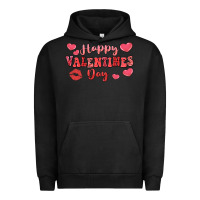 Pigment Black happy valentine's day Urban Hoodie - LillyAllenDesigns