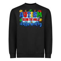 Autism Seeing The World Differently Heavyweight Sweatshirt | Teevron