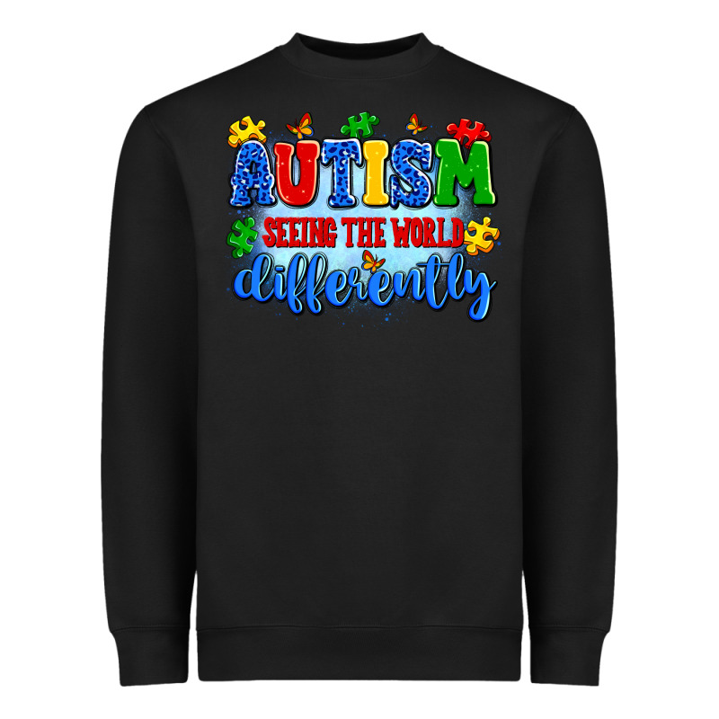 Autism Seeing The World Differently Heavyweight Sweatshirt by Artiststas | Teevron