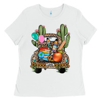 White farm truck,back to school Ladies Tee - JahusDesignShop