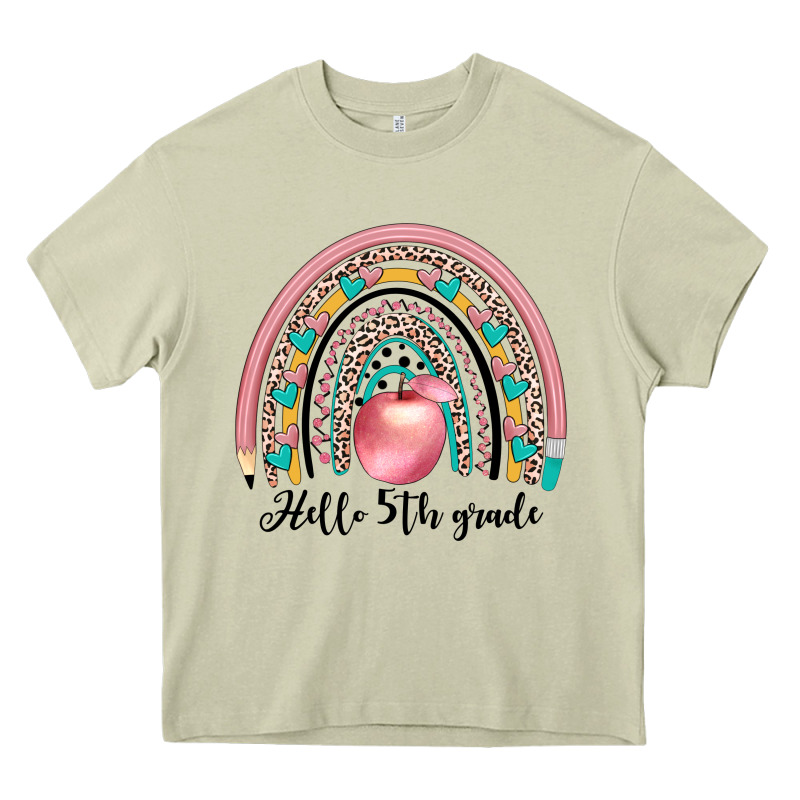 Hello 5th Grade Heavy Core Tee by JahusDesignShop | Teevron