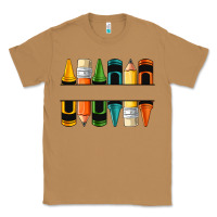 Toasted Coconut custom crayons with pencil Classic Tee - NancyCooperArtShop