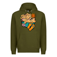 Army Green dont be a shady beach Premium Hoodie - JahusDesignShop