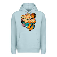 Blue Mist dont be a shady beach Premium Hoodie - JahusDesignShop