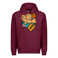 Burgundy dont be a shady beach Premium Hoodie - JahusDesignShop