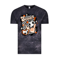 Cloud Black vintage soccer Vintage Tee - MaliasSmallBusiness