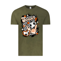 Vintage Olive vintage soccer Vintage Tee - MaliasSmallBusiness