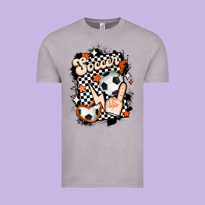 Vintage Soccer Vintage Tee Designed By Maliassmallbusiness