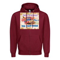 Burgundy read book Zipper Hoodie - TumblerDesignByShophia