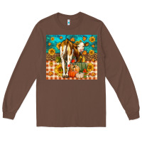 Chestnut Western Fall Heifer Long Sleeve Tee - LillyAllenDesigns