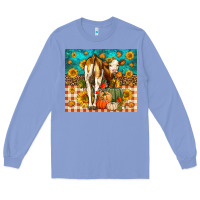 Colony Blue Western Fall Heifer Long Sleeve Tee - LillyAllenDesigns