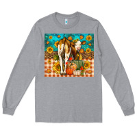 Heather Grey Western Fall Heifer Long Sleeve Tee - LillyAllenDesigns