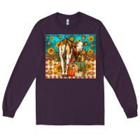 Plum Western Fall Heifer Long Sleeve Tee - LillyAllenDesigns