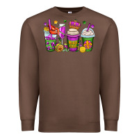 Chestnut mardi gras coffee cups Premium Sweatshirt - OliviaCreatesArt
