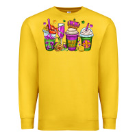 Lemon mardi gras coffee cups Premium Sweatshirt - OliviaCreatesArt