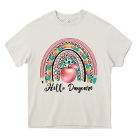 Cream hello daycare Heavy Core Tee - JahusDesignShop