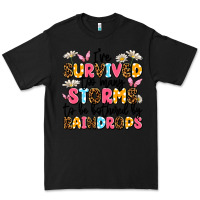 Black i've survived too many storms Premium Tee - JahusDesignShop