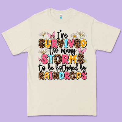I've Survived Too Many Storms Premium Tee Designed By Jahusdesignshop