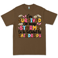 Cacao i've survived too many storms Premium Tee - JahusDesignShop